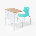 화이트메카 1인용 교습소 공부방 학교 학원책상 S0712 : 하이솔로몬가구