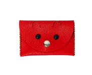 [만들기]가죽 강아지 동전 카드지갑 만들기 체리레드 : 에듀팜