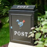 전원주택 우편함 우체통 빈티지 철제 벽걸이우편함 : FITGOOD