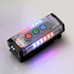 [10개]세이프쿱 205M 어깨경광등 전자호루라기 지하철 공사 현장 학교 강력한 경찰 : 세이프쿱