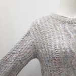 유니클로 키즈 망사 털 니트 티셔츠 여아140 H1047 : 빈티지슈