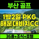 [부산골프여행]해운대비치cc 자연의 기운가득 오션뷰 1박2일국내골프패키지 : 일박이일자이언트골프