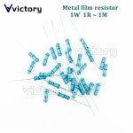 5 50pcs 1R 링 - 100R 필름 금속 색 1R 1W 저항 220 1 1M 22R : 와이 네트워크