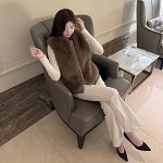 페이크밍크 베스트(2color) : 더끌로이
