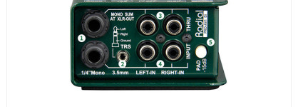 RADIAL PRO AV1 레디알 패시브 DI 박스 : 사운드홀릭