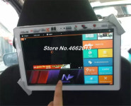 보편적 인 택시/택시 머리 받침 산 광고 정제 pc 차 10.1 13 자물쇠와 열쇠를 가진 ipad를위한 홀더 : 플로우상사
