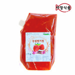 우림 딸기쨈 5kg 과일쨈 사과쨈 대용량 : 마창식품