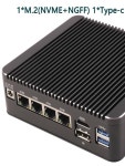 리컴퓨터 8GB 알루미늄 AI 스튜디오 쿨링이 나노 장착된 J3011 엣지 인더스트 1 N100/2.5G메인카드/17케이스/메모리 : 하우트마켓