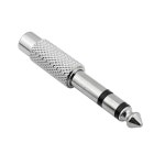 3 극 금속 RCA 암6.35MM 수 플러그 TRS 오디오 어댑터, 잭 소켓6.35MM : 두루미글로벌