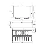 스테퍼 모터 드라이버 TB6600 업데이트 버전, 4A 9 ~ 42V TTL 16 마이크로 스텝 CNC 1 축, 스테퍼 모토 42,57,86 의 2 또는 4 상, 3 : 오르... 