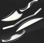 근육 물리 치료 스크래핑 마사지 도구 다리 팔 목 어깨 괄사 5종 세트 (A0879) : 꼬슈 COSSU