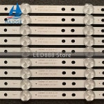 100% 새로운 9 개/키트 LED 스트립 도시바 49 TV 49L310U 49L420U LC490DUY-SHA2 A-CNK49D656 7838- 491012 - 0540511 : 바이셀에이트나인