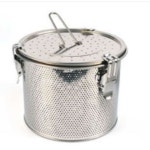 16.7x13cm 4호 위생 스텐 육수 통 망 국물 멸치 다시 마 양 파 야채 식당 업소 : Ushop