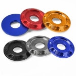디알씨 DRC 스페이서 Type01 알루미늄 레드 M6 외경 18mm 4pcs 다트프릭 DIRTFREAK F7839 구 품번 D58-57-121 gold : 시구왕기