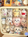 10cm 인형 보관함 키링 뽑기인형 캡슐 20cm 10cm인형보관함 2단 회전 화이트 수납함 진자걸이 가능 헴펜션 : 하힌