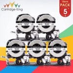 5pcs 18mm 호환 엡손 SS18KW LK-4WBN 라벨 테이프 엡손 LW400 프린터 킹 짐 Tepra Pro SR600 SR606 Labeller : 올그린트랜스