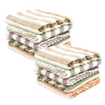 수아하우스 30X30cm 5장+5장 총10장  극세사 주방  행주 : 수아하우스