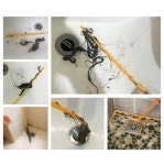 하수구 막힘 방지 후크 가정용 주방 싱크대 배수구 청소 클리너 도구 (A0882) : 꼬슈 COSSU