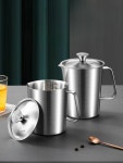 대용량 손잡이 측정 규모 벨트 스테인레스계량컵 고온 플라스틱비이커 교반 컬러 550ml 304 스텐 계량컵 : 비 말린느