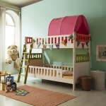 레이디가구 핀란드 원목 드림 분리형 이층침대 프레임(가드,사다리 포함) : 레이디가구 몰