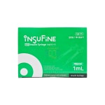 태창 인슐린주사기 1cc 31G 8mm 100개입 / 인슈파인 insufine insulin syringe : 메디그릿