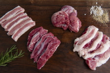 안동뒷고기푸드 국내산 냉장 돼지 뒷고기 한돈 특수부위 캠핑고기... 덜미살 뒷통살 꼬들살 관자살 설하살 꼬들목살 모듬5종set : porkandong