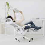 린백 사무실 의자 책상 컴퓨터 풀메쉬 리클라이너 침대형 LB36MHF : 린백의자