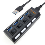 맥스틸 멀티 허브 USB 3.0 4포트 4in1 고속 어댑터 PC 데이터 MT-HU30 : 컴길