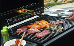 간지나는 카나모 훈제 바베큐그릴 숯불그릴 불판 캠핑 화로 : 이우라스토어