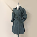 [J1078] 데일리수잔 루즈핏 카라 스트랩 트렌치 코트 : 수잔클로젯