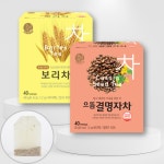 송원 우리차 보리차 40T+으뜸결명자차 40T : 송원몰
