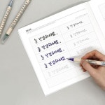 캘리그라피 글씨체 펜글씨 연습 노트 예쁜 손글씨 한글쓰기 캘리연습장 : 디도앤샵