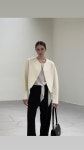 앤유브라운 웨이브 블라우스 2color : 레이지선데이모닝