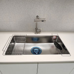 백조 그랜드 860 GD860 사각싱크볼 사각볼 바구니 배수구 포함 : SINK