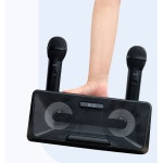 가정 캠핑용 블루투스 듀얼 무선 마이크 노래방 반주기 K-1010C : enamarket