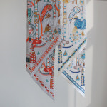 SILK100 태슬리 맥시 타이 롱 실크 스카프 A1088 : LANIC U 라닉유