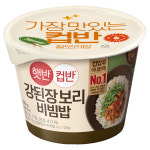 빠르미쇼핑 CJ 강된장 보리비빔밥 280g CJ 컵밥 컵반 즉석밥 : 빠르미쇼핑