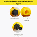 개 4선, 스프링클러 3 포크 1 스프링클러, 급수 회전 보육원 도, 캔, 자동 관개, G1276 360 rotation : 성진유통34