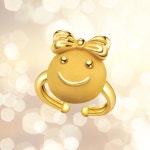 24K 순금 스마일 여자 아기 돌반지 3.75g : 마호스톤 MAHOStone