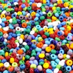 조약돌 비즈 공예재료 시드비즈 3mm 20g basic 반지 팔찌 만들기 G-1001 : 조약돌 비즈