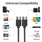 샤오미 HDR 고속 케이블 HDMI TV 모니터 2.0 박스 ARC 60Hz 4K HDTV Roku 포함 Black 0.6M : sachilcp