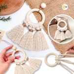 마크라메만들기 키트 태슬 마크라메리스 월행잉 매듭 체험수업 초급 어르신 : 달콩 마트