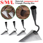 농장 도구 삼각 고랑 괭이 가정용 야채 심기 작은 팁 괭이 농지 선회 토양 삼각형 괭이 : 버루비직구