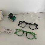 동글이 초록 라운드 뿔테 블루라이트 차단 안경 : 토트 tote