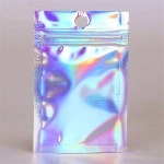 플라스틱 지퍼 잠금 홀로그램 메이크업 무지개 백, 백 100 빛깔 개 레이저 파우치, 화장품 6x10cm100pcs : 성진유통34