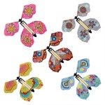 마술비행 나비카드 10pcs 고무줄 버터플라잉 어린이 교구 수업 완구 선물용(A0946) : 용천삼리