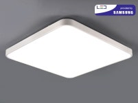 [국산] 삼성칩 LED 시스템 삼색 방등 75W 리모컨 안방 조명 플리커프리 국산 국산LED 인테리어 고급 등 : 주식회사 코스코테크