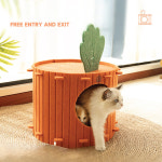 멍냥 고양이 당근 숨숨집 L : 브랜드 멍냥