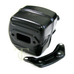 새로운 머플러 배기 세트 HUSQVARNA 365 전기 톱에 362 372 371 385 390 : 버루비직구