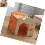 고양이 강아지 클라우드 텐트 오렌지 하우스 모던 원목 애견 애완 용품 베로스 : 한일토탈문구스토어